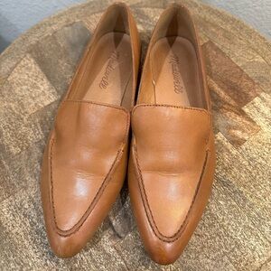 Madewell Tan Leather Loafers